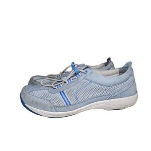 Dansko Helen light blue walking shoes women's size 38 7.5 Henriette